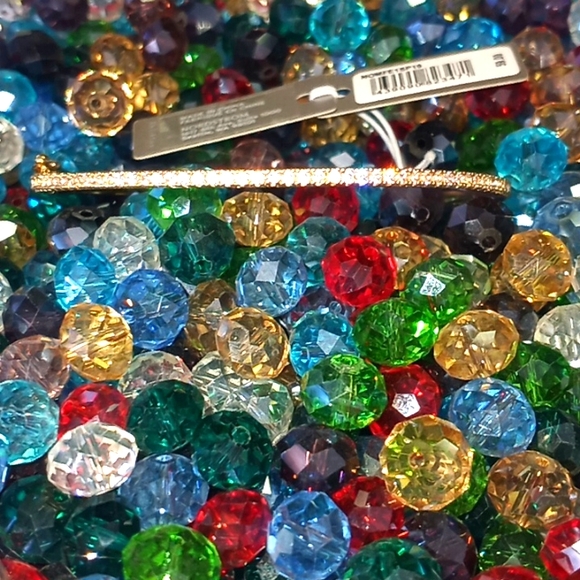 Nordstrom Gold Cubic Zirconia Bangle Bracelet - Picture 7 of 13